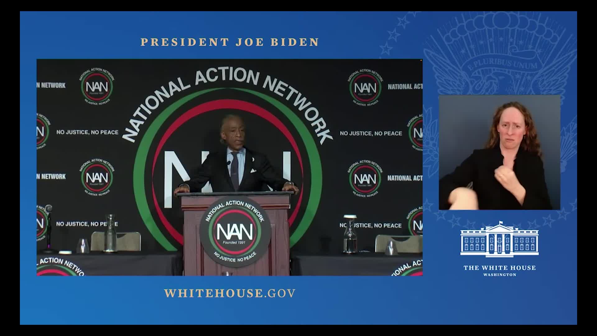 Thumbnail image for President at National Action Network