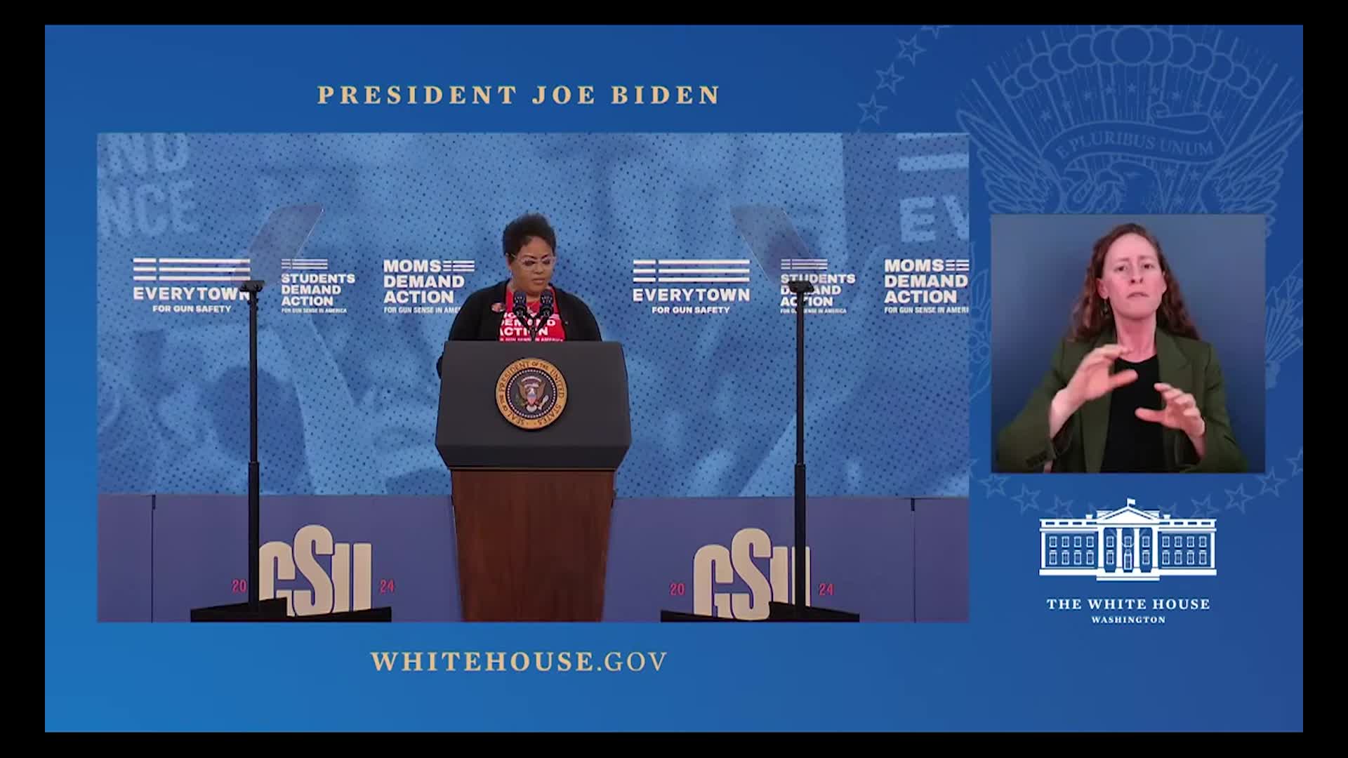 Thumbnail image for President at Gun Sense University