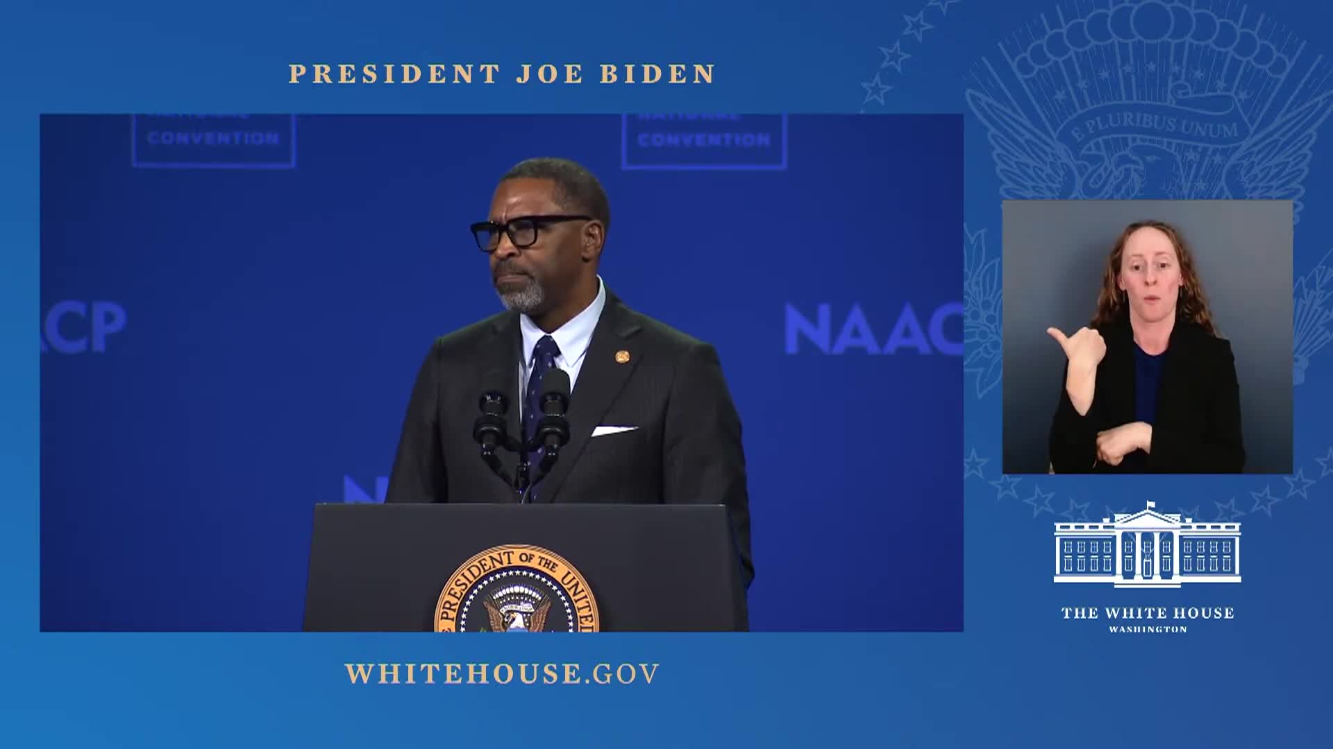 Thumbnail image for President at NAACP Convention