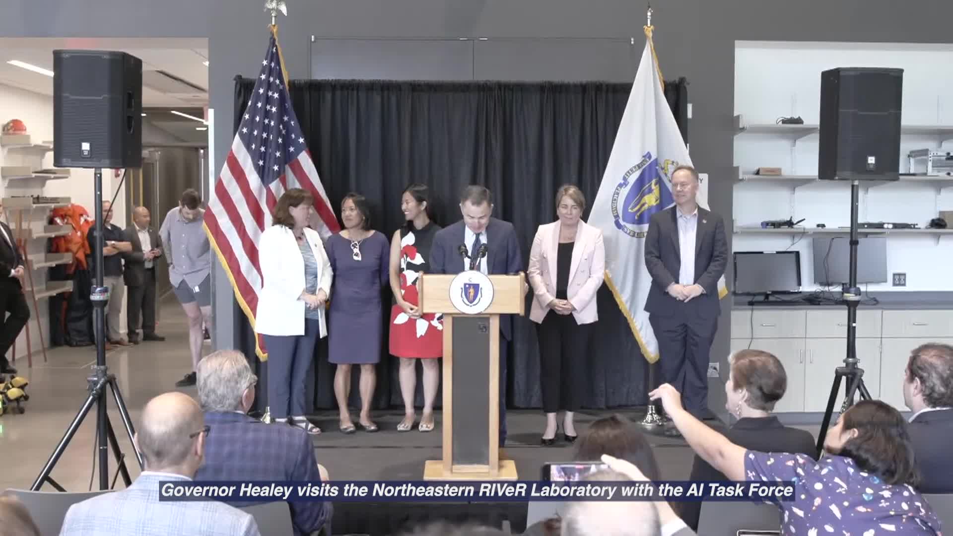 Thumbnail image for Governor visits Northeastern AI