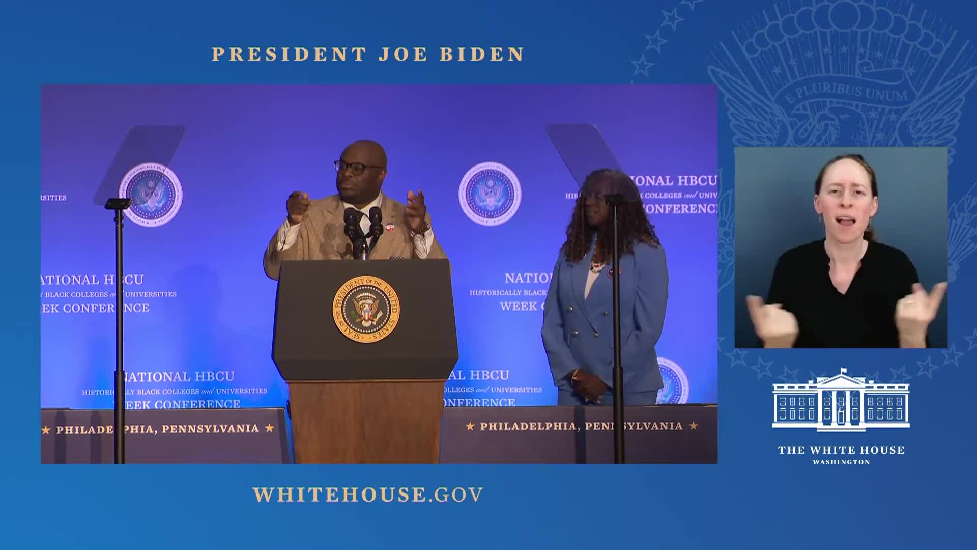 Thumbnail image for President at HBCU Week Conference