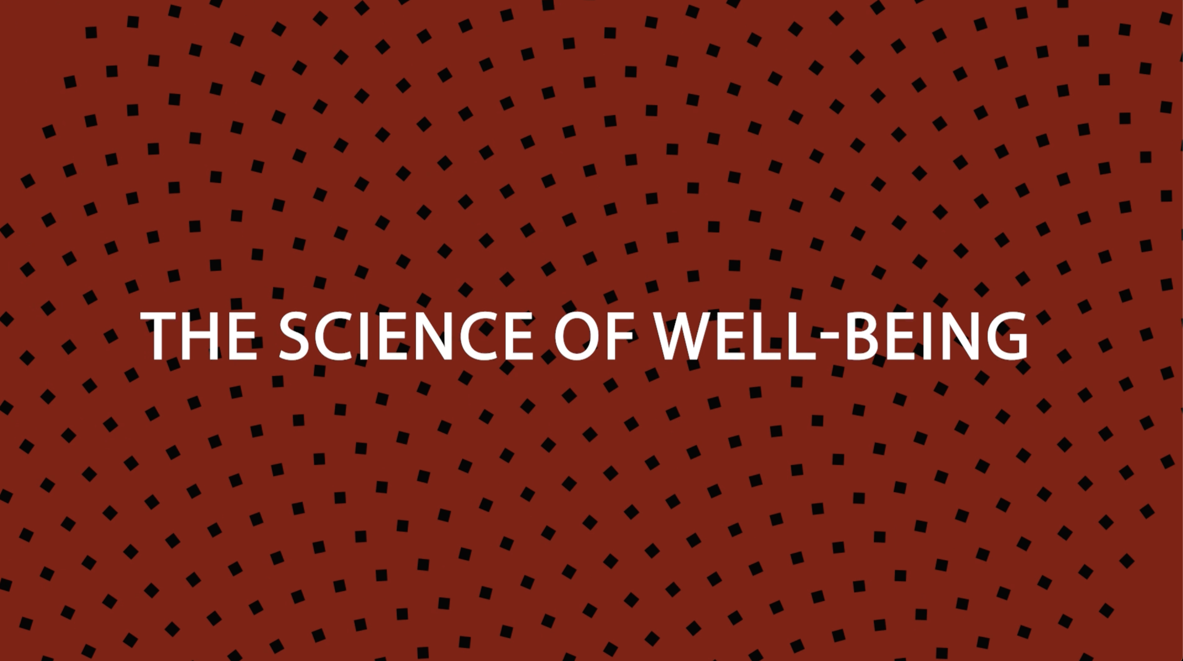 Science of Well Being