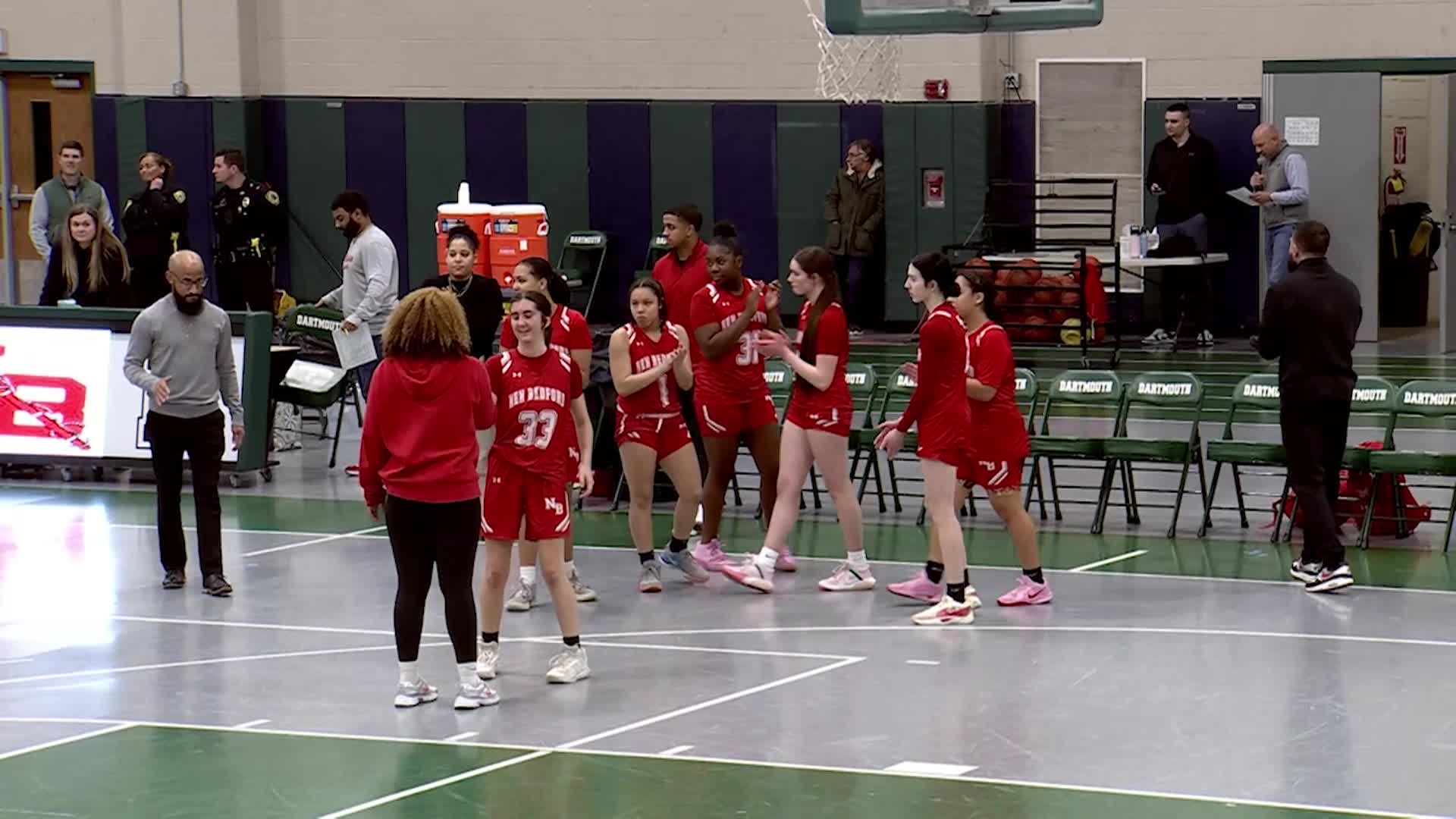 Thumbnail image for Girls Basketball: NB at Dartmouth