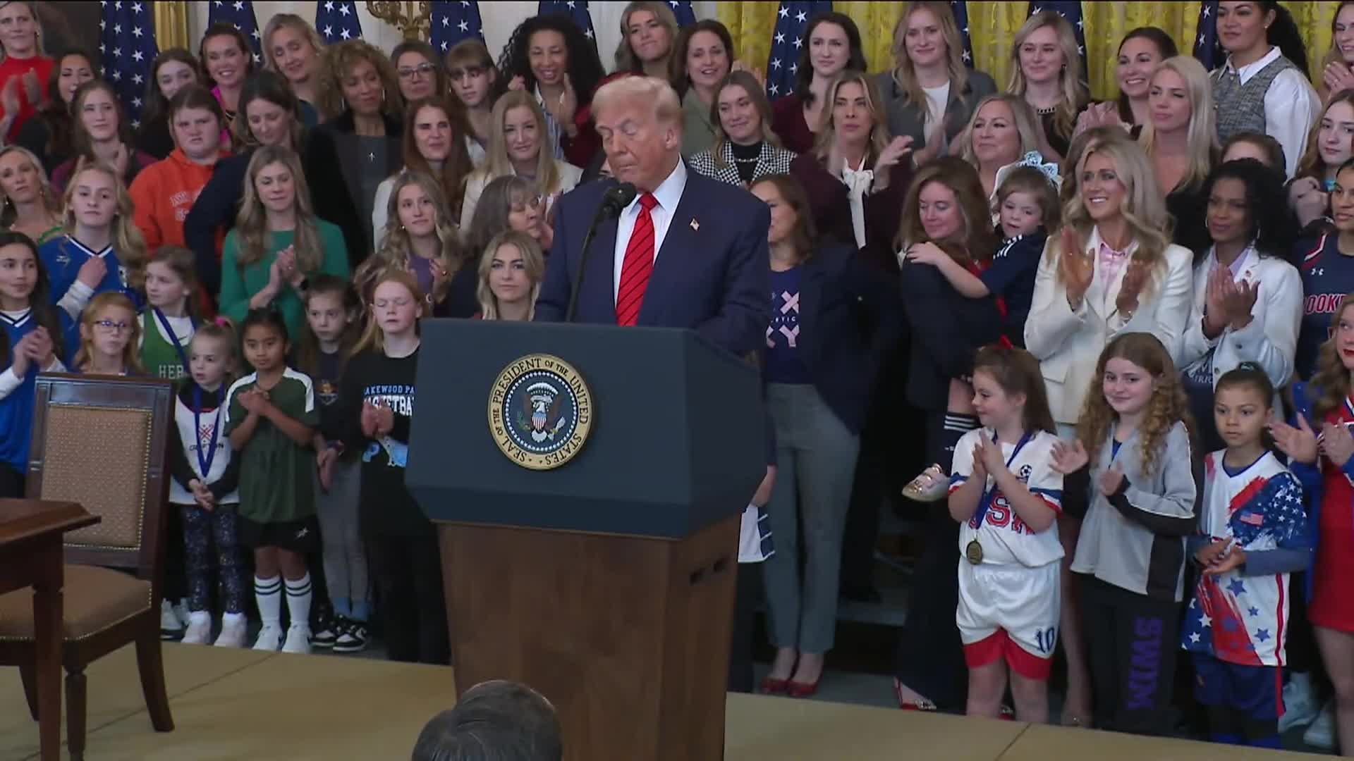 Thumbnail image for President Signs Act on Women's Sports