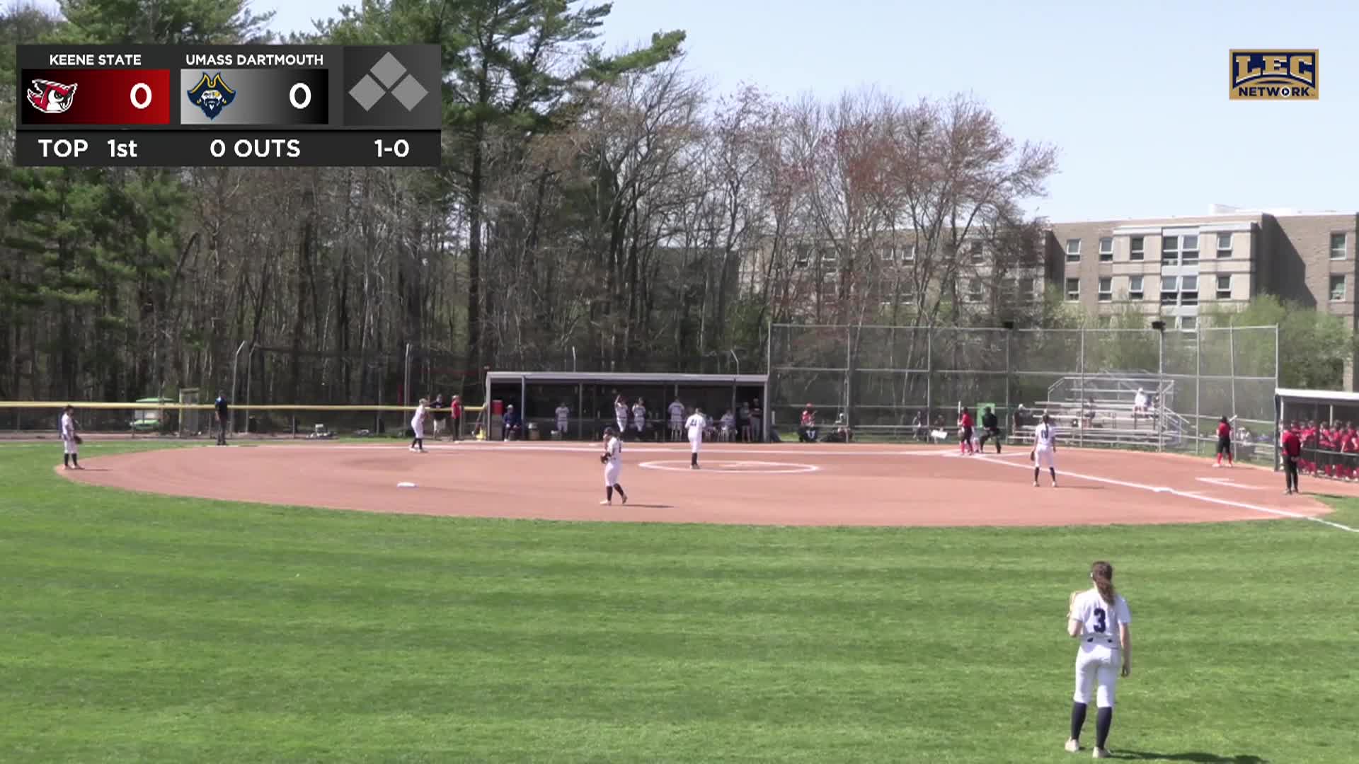 Thumbnail image for Softball: UMass Dartmouth vs Keene, game 1