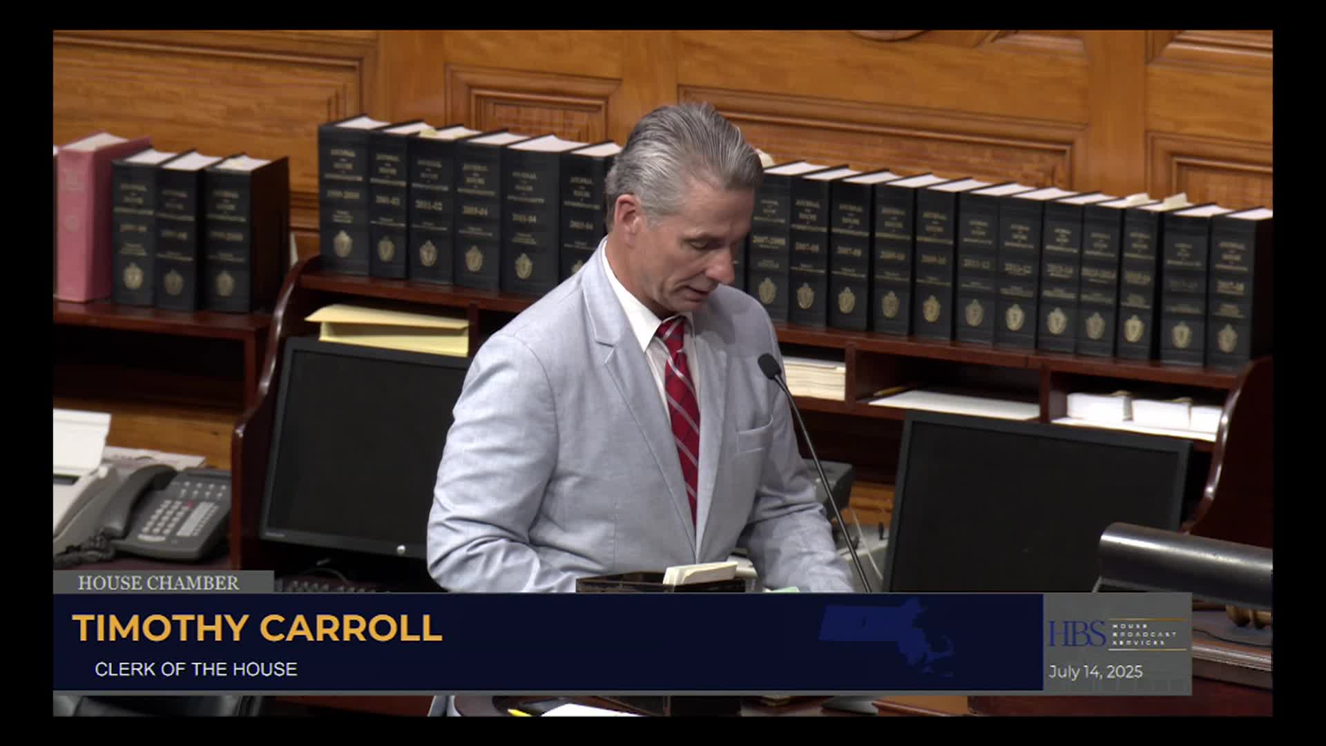 Thumbnail image for MA House of Representatives, July 14-21