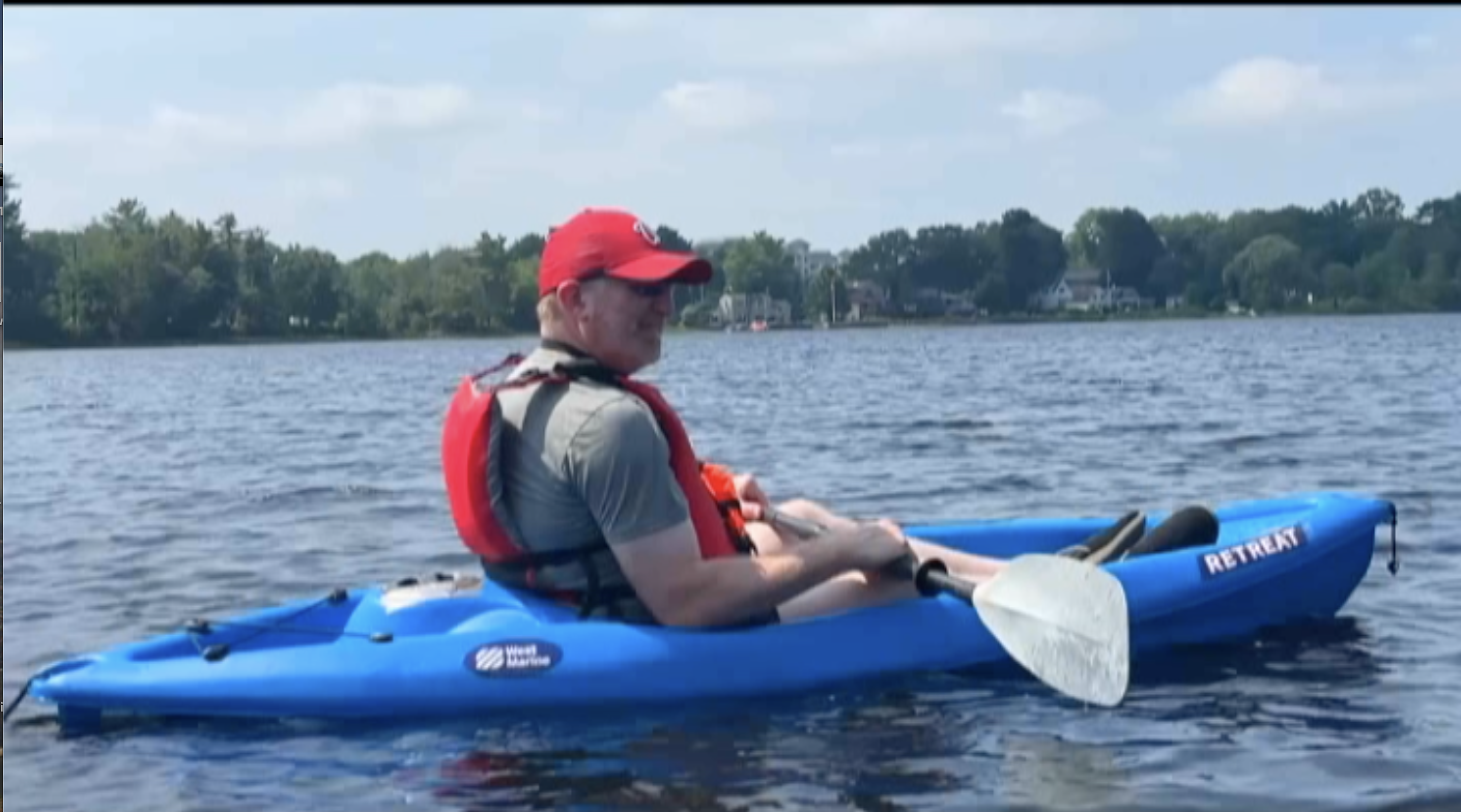 Kayaking in MA: Lake Nippenicket, Bridgewater