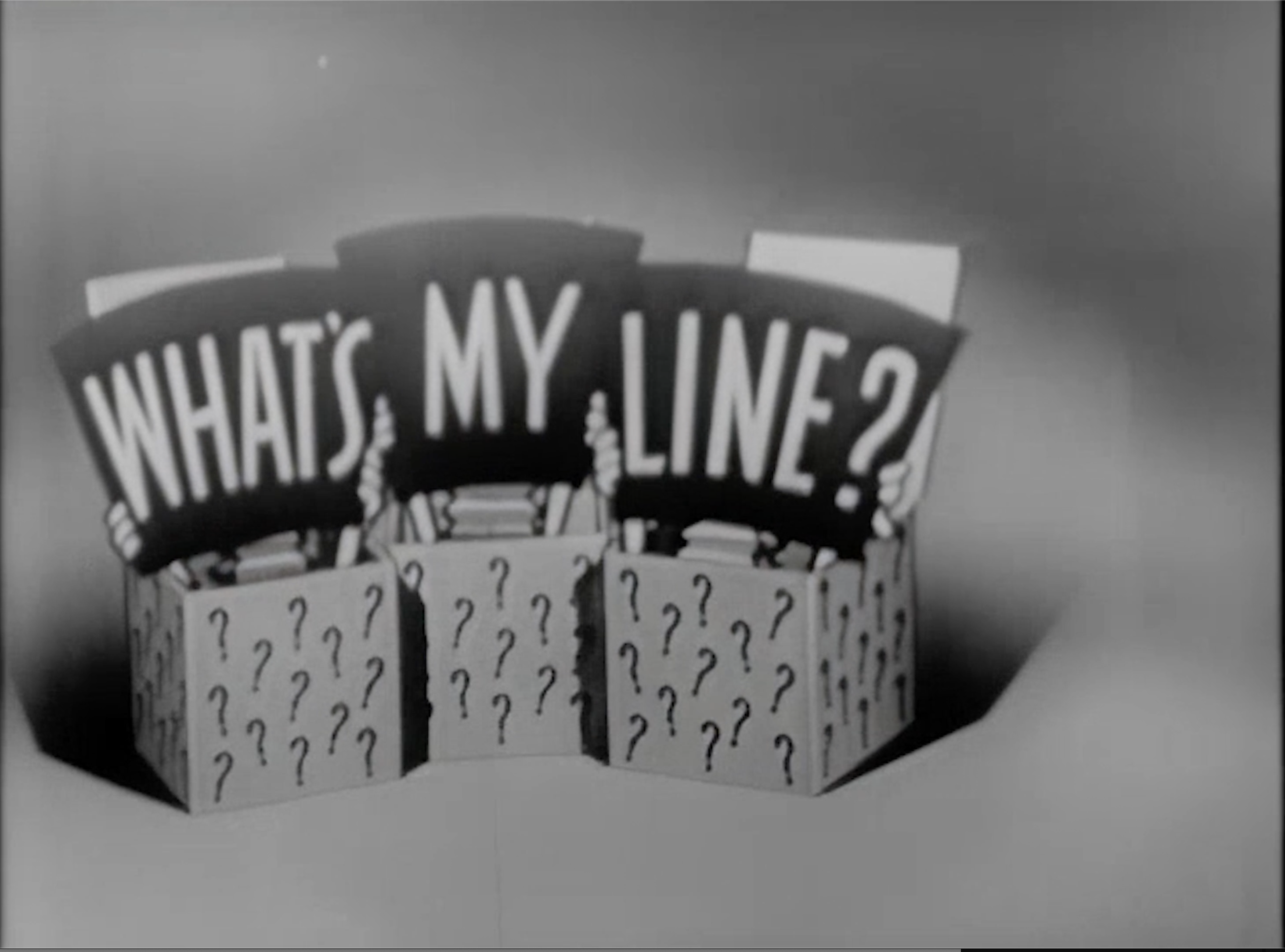 Vintage TV Game Show: What's My Line: Hal March and Jean Pierre Aumont