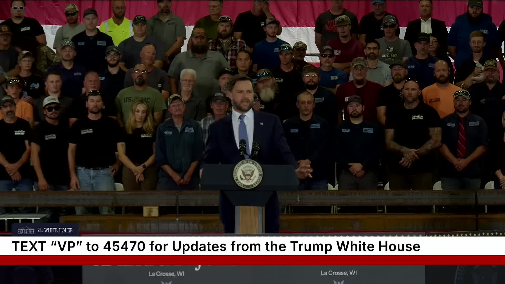 Thumbnail image for Vice President Addresses Steel Workers