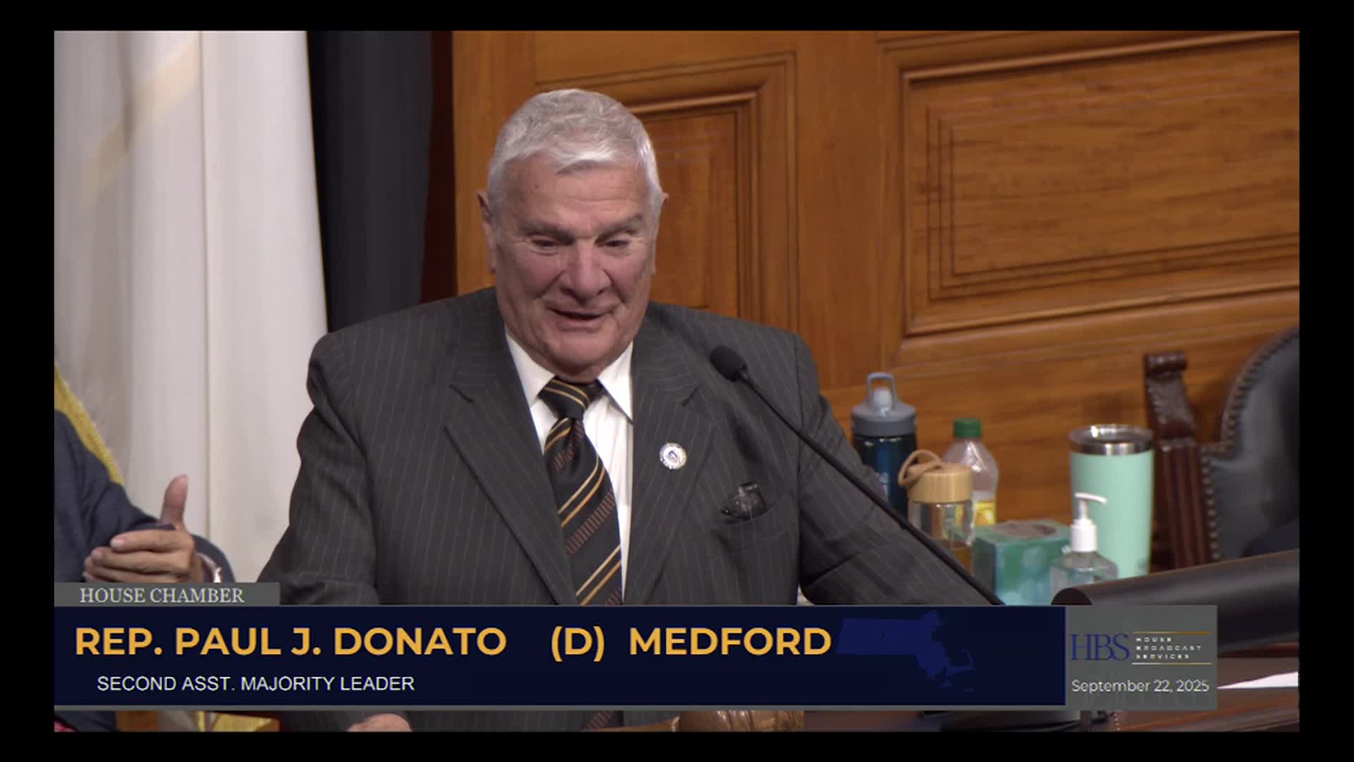 MA House of Representatives, Sept. 22-25