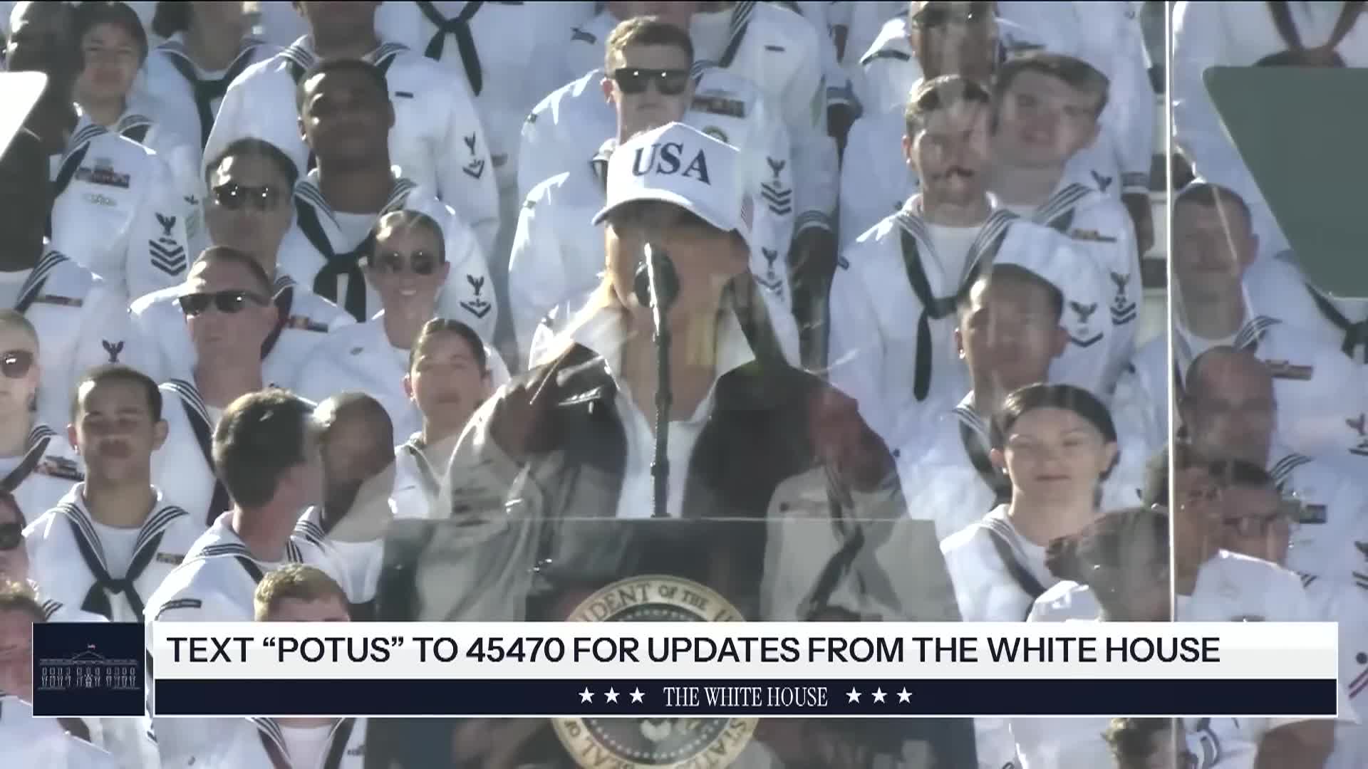 Thumbnail image for President at Navy Anniversary