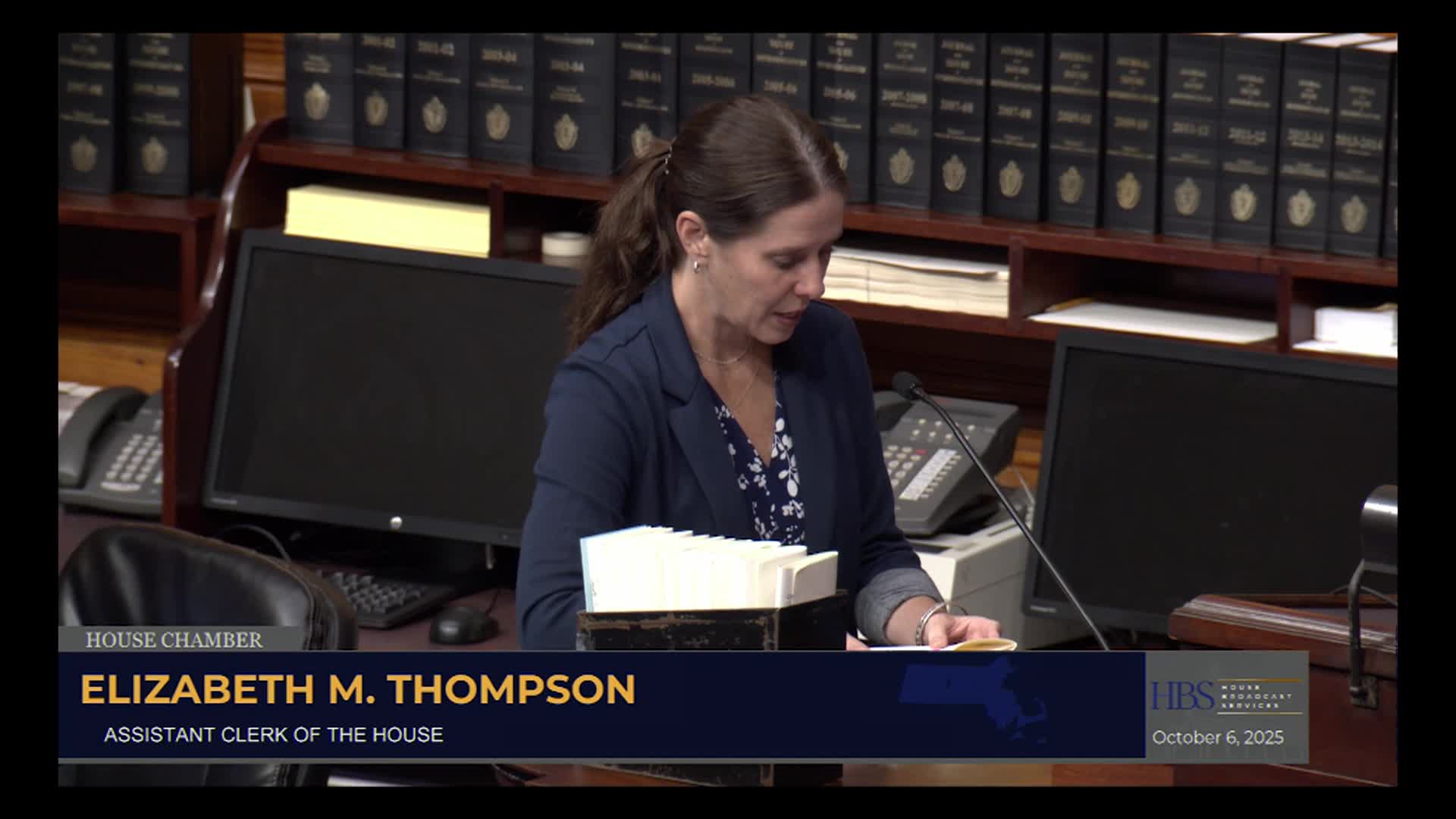 Thumbnail image for MA House of Representatives, Oct. 6-8