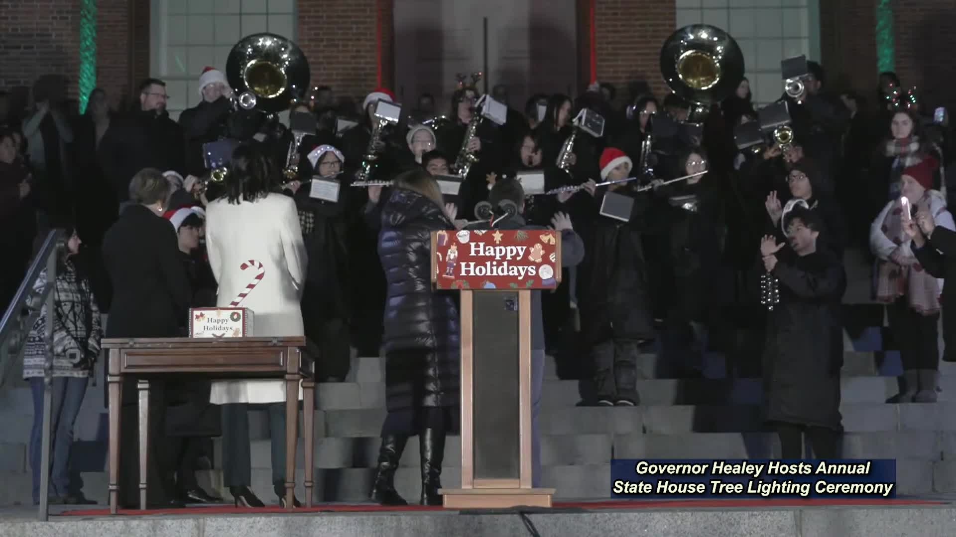 State House Tree Lighting