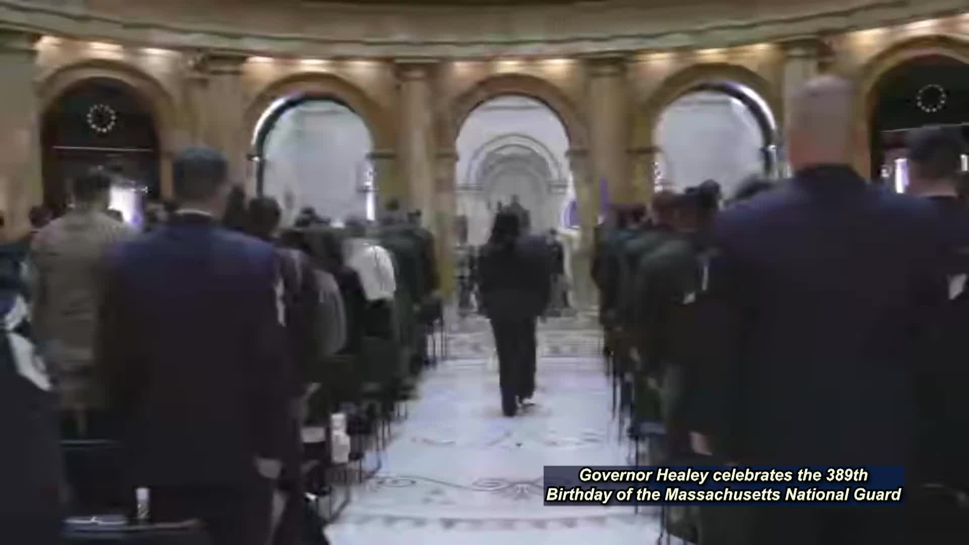 Governor at MA National Guard Birthday