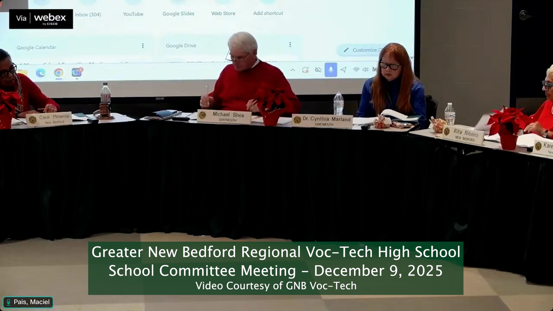 GNB Voc-Tech School Committee, Dec. 9