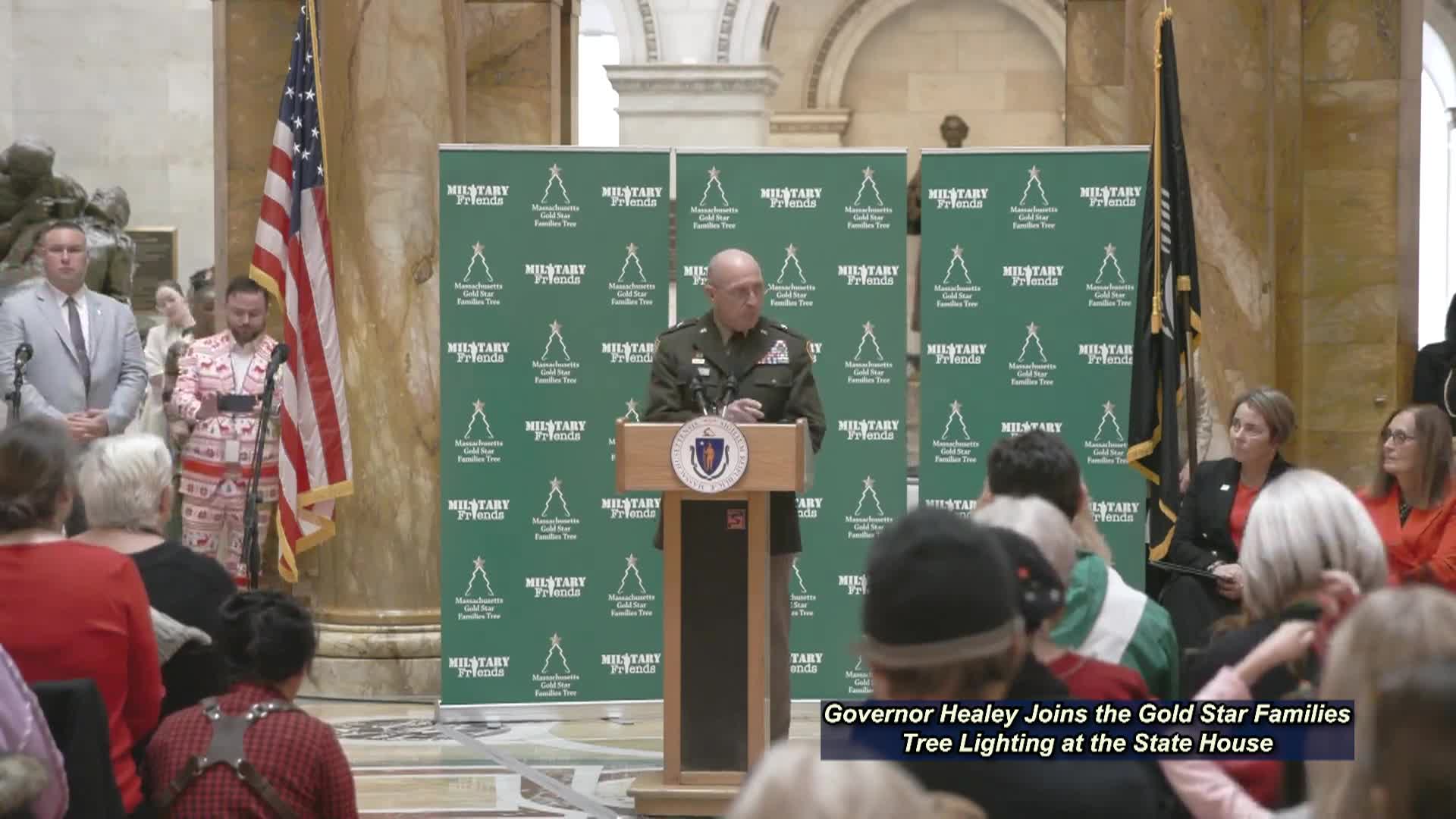 Thumbnail image for Governor at Gold Star Tree Lighting