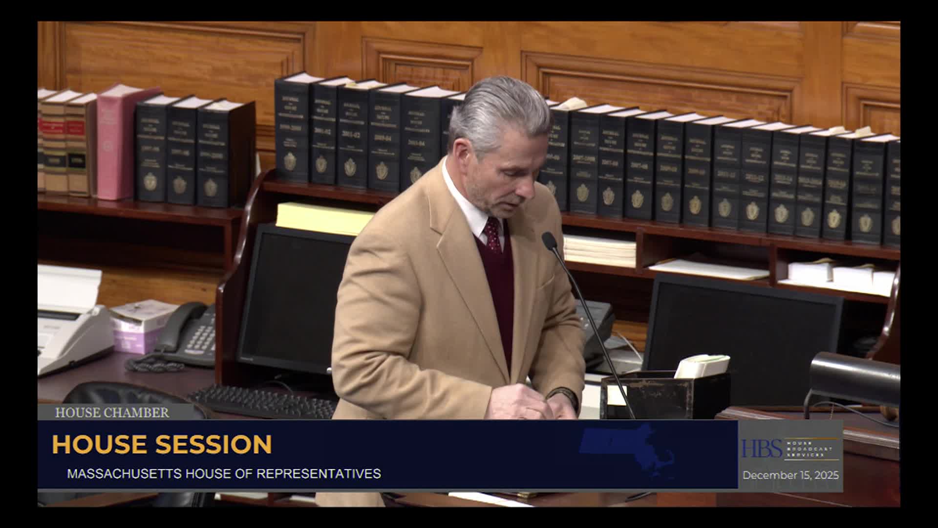 MA House of Representatives, Dec. 15-18