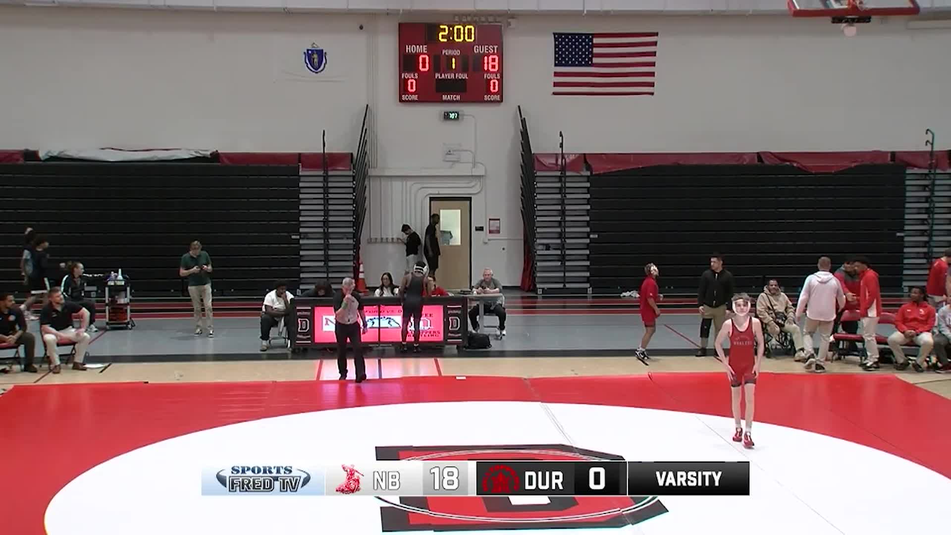 Thumbnail image for Wrestling: NB at Durfee