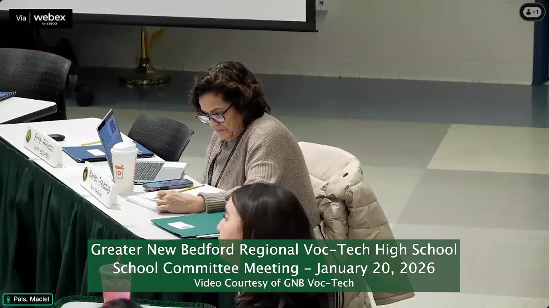 GNB Voc-Tech School Committee, Jan. 20