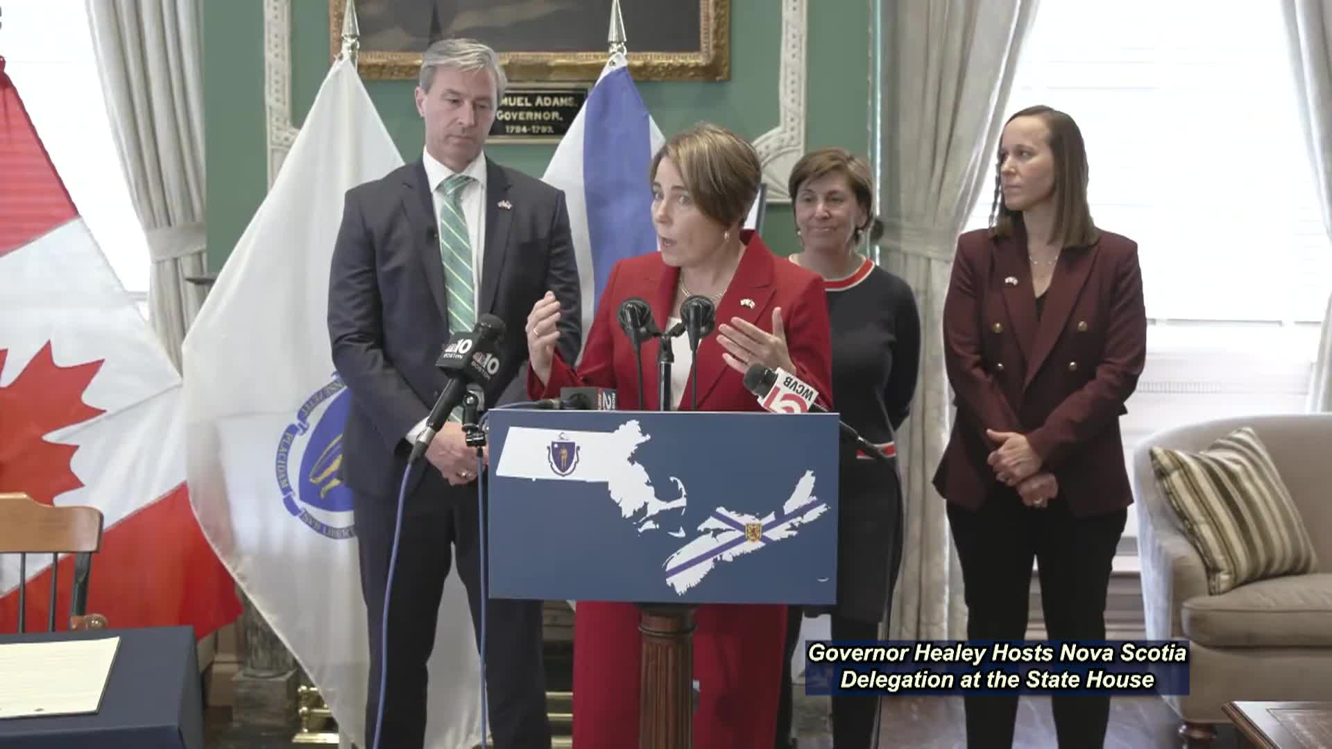 Governor Hosts Nova Scotia Delegation