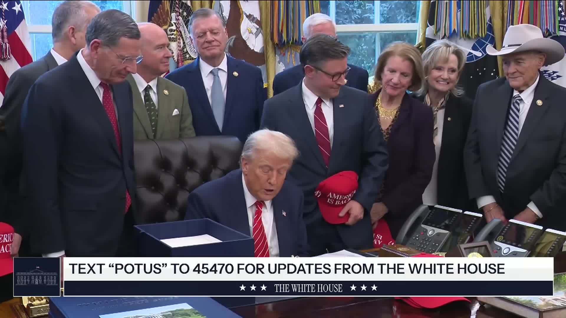 Thumbnail image for President Signs a Bill, Feb. 5