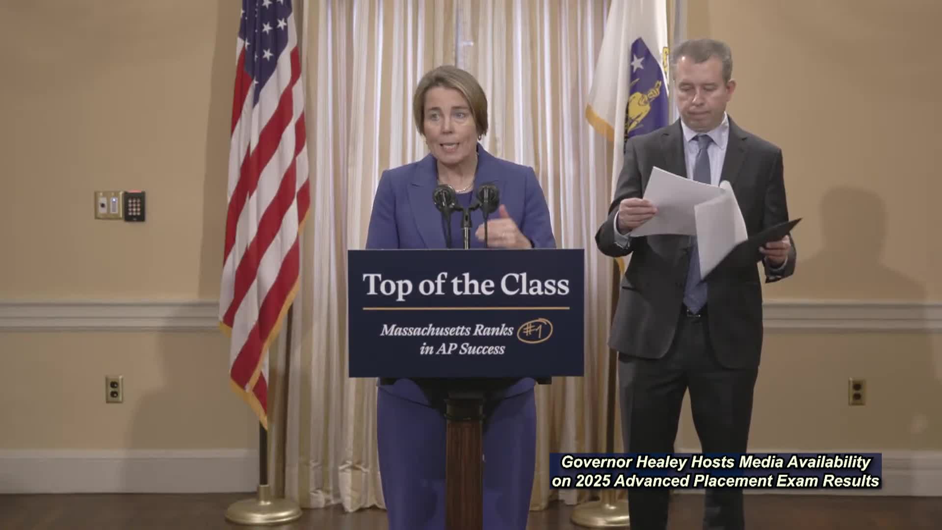 Governor on AP Exams