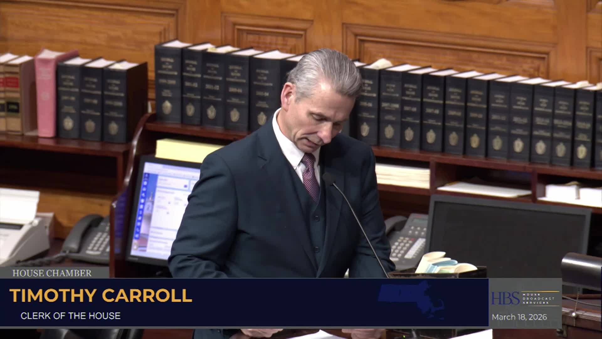 MA House of Representatives, March 18