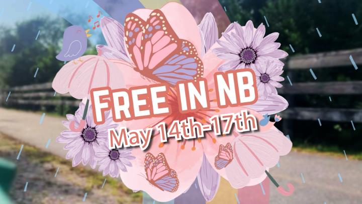 Thumbnail image for Free in NB May 14-17