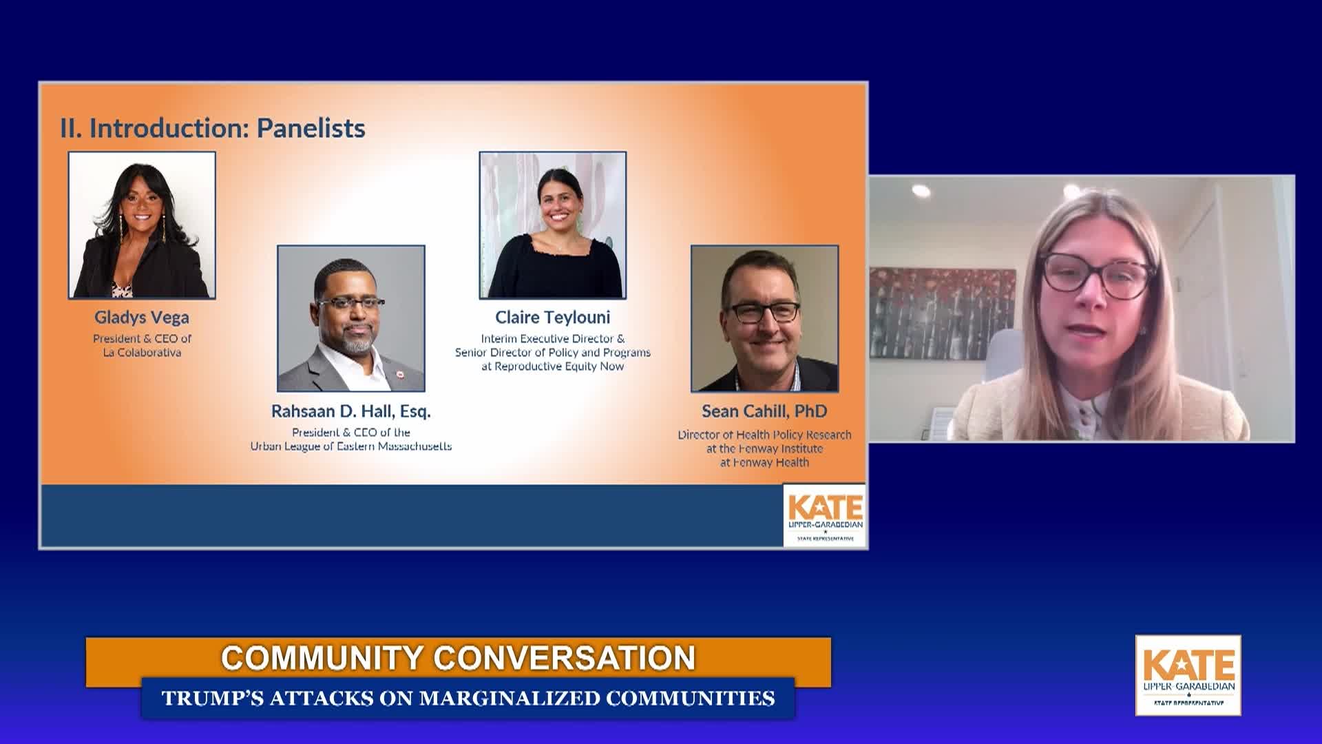 Thumbnail image for Conversation on Marginalized Communites