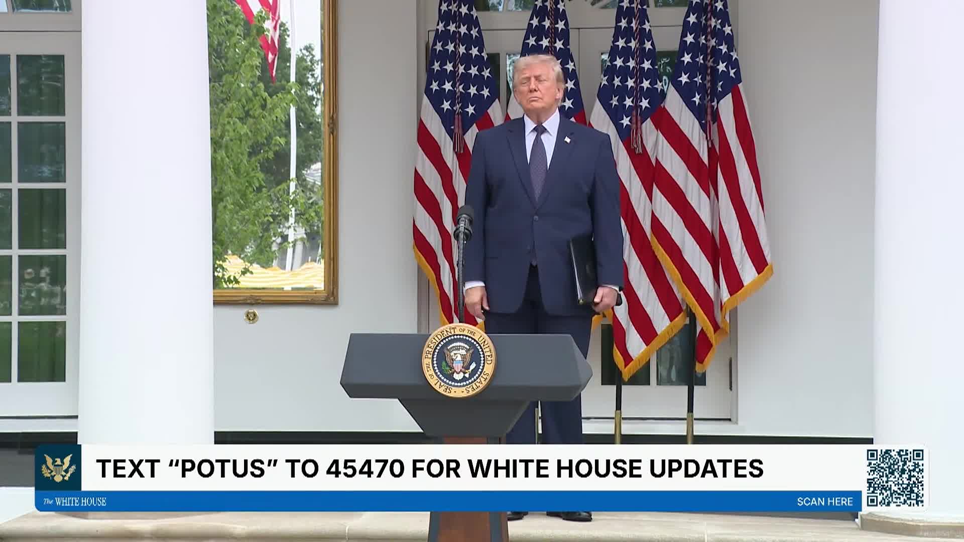 Thumbnail image for President at Rose Garden Lunch