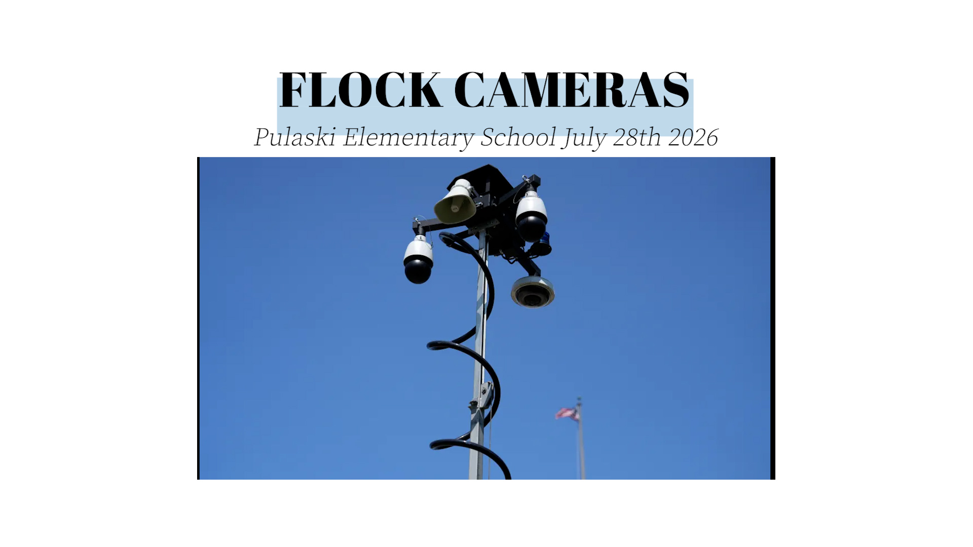 Thumbnail image for Public Hearing FLOCK CAMERAS July 28th 2026