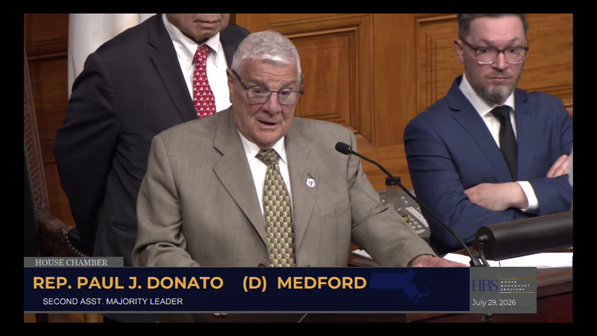 Thumbnail image for MA House of Representatives, July 29