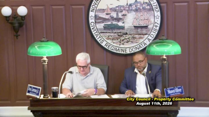 Thumbnail image for City Council Property Committee August 11th 2026