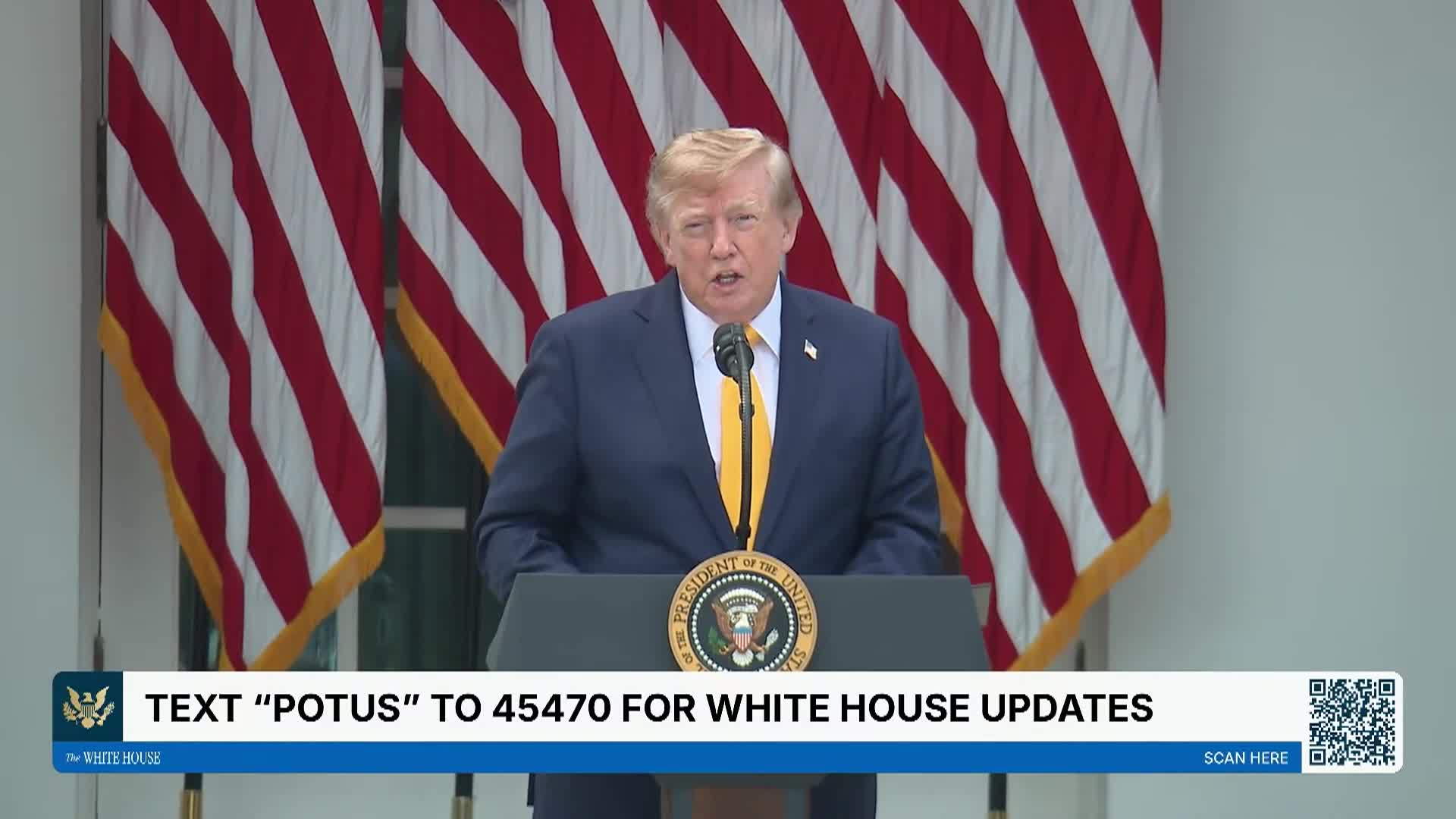 Thumbnail image for President Attends Rose Garden Event