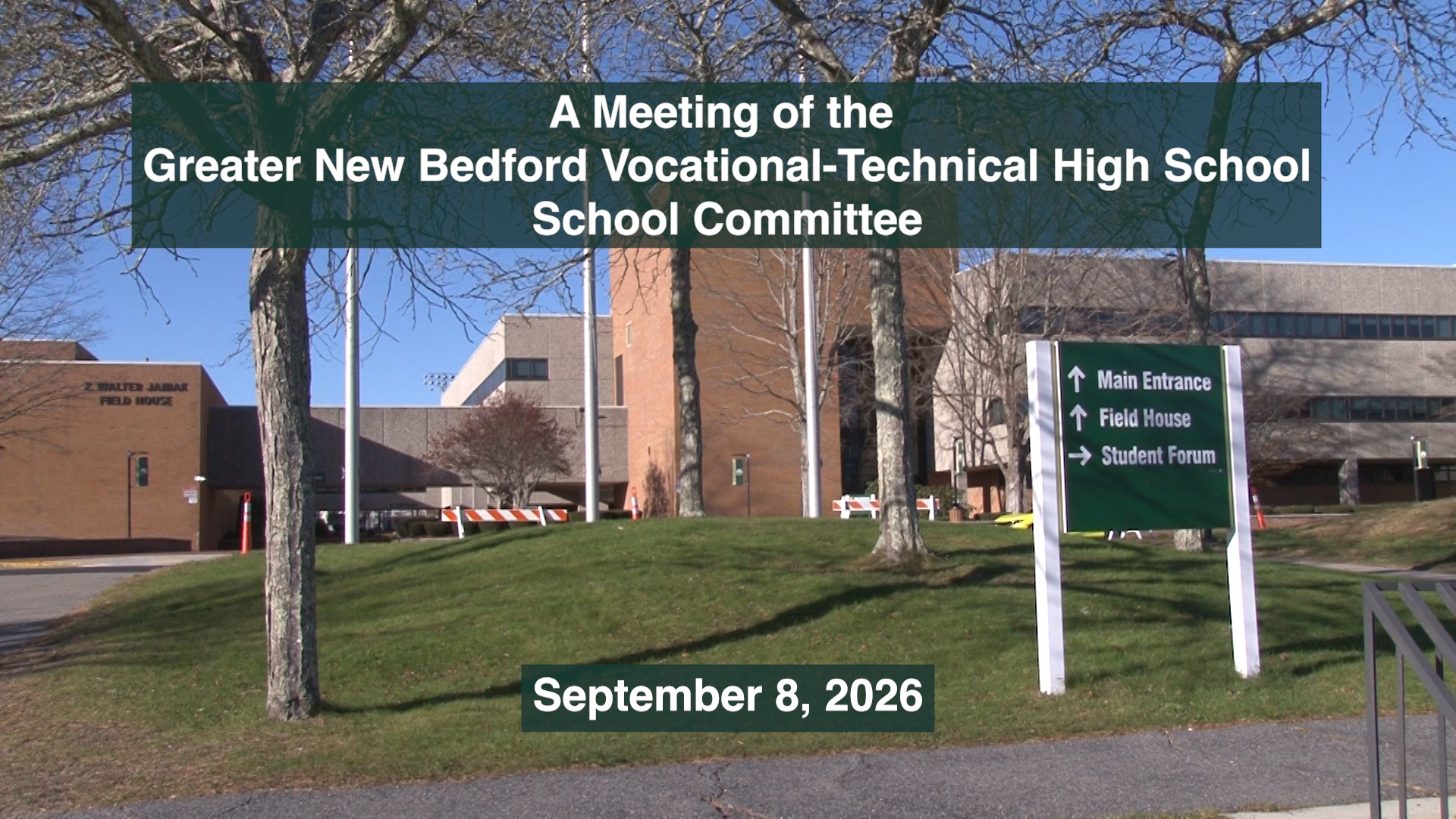 Thumbnail image for GNB Voc-Tech School Committee 9-8-26
