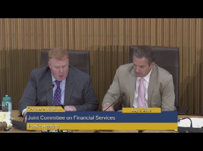 Thumbnail image for MA Joint Committee on Financial Services, 7/9, part 1