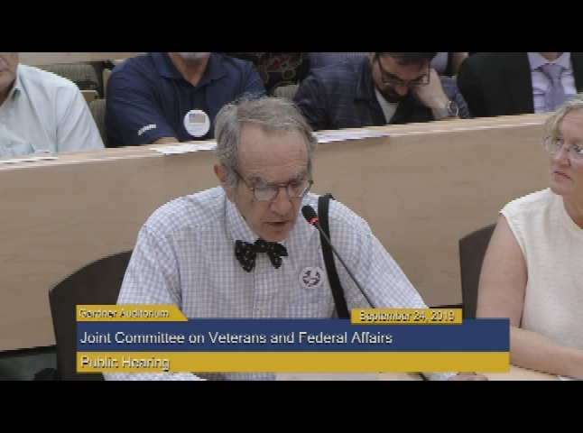 Thumbnail image for MA Joint Committee on Veterans, part 1, Sept. 24