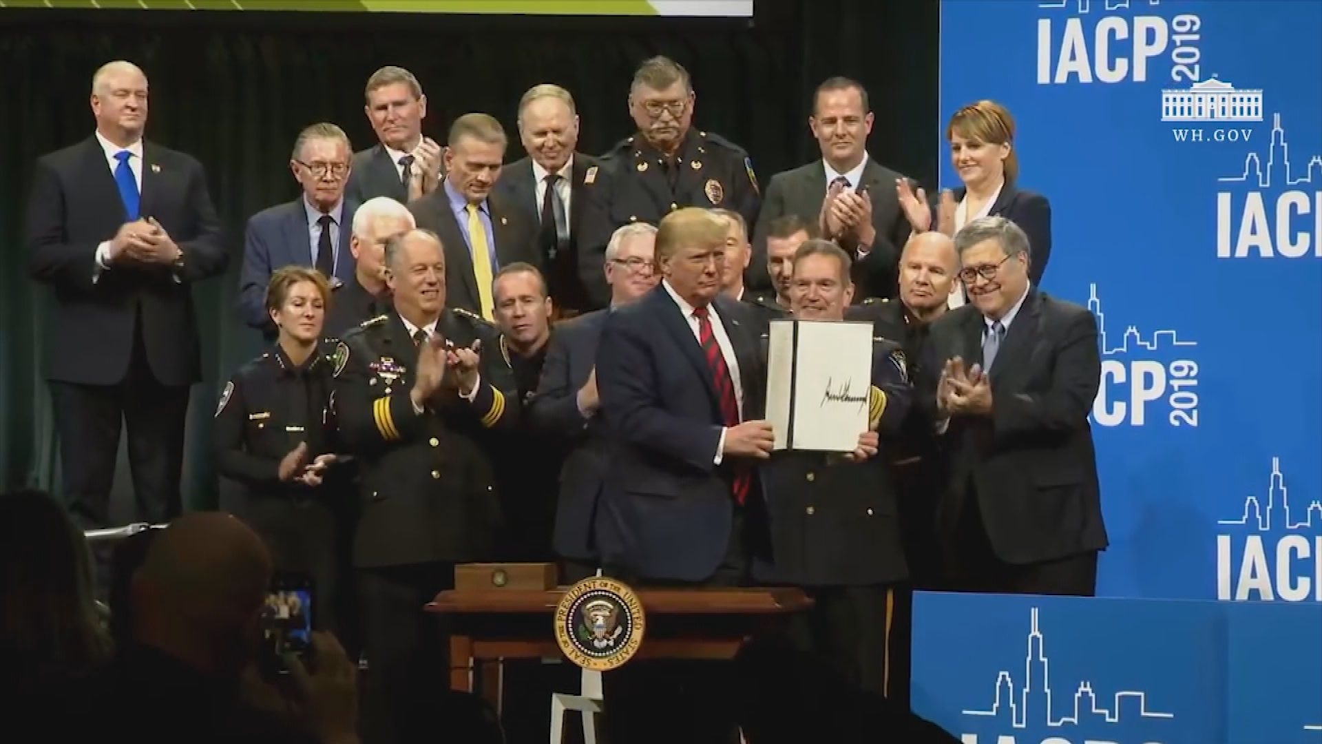 Thumbnail image for President Attends Police Chiefs Conference