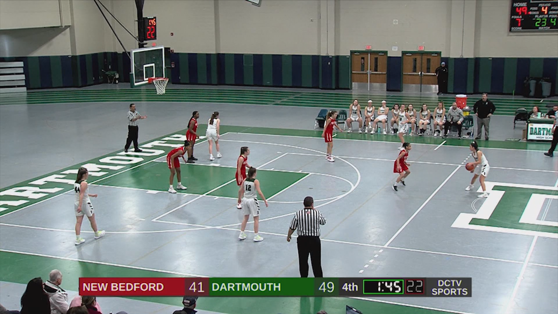 Thumbnail image for Girls Basketball: NB at Dartmouth