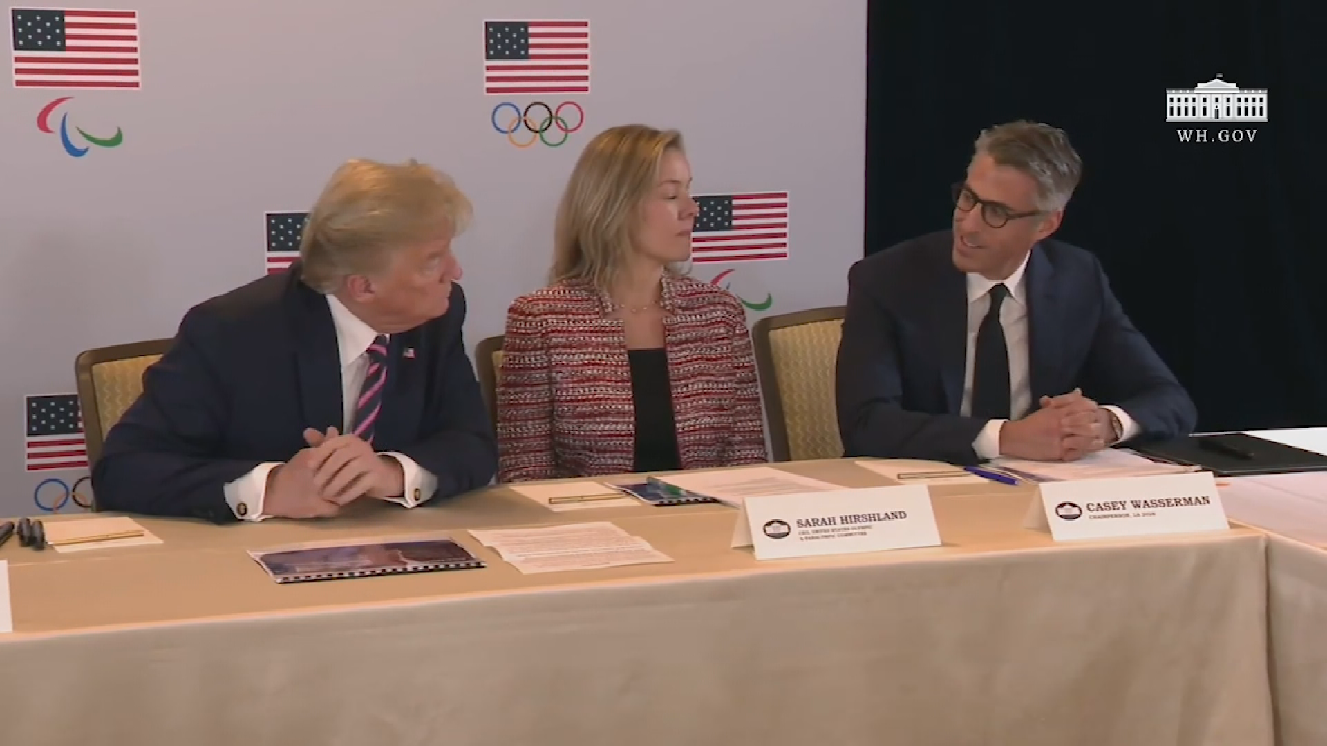 Thumbnail image for President meets with Olympic and Paralympic Committee