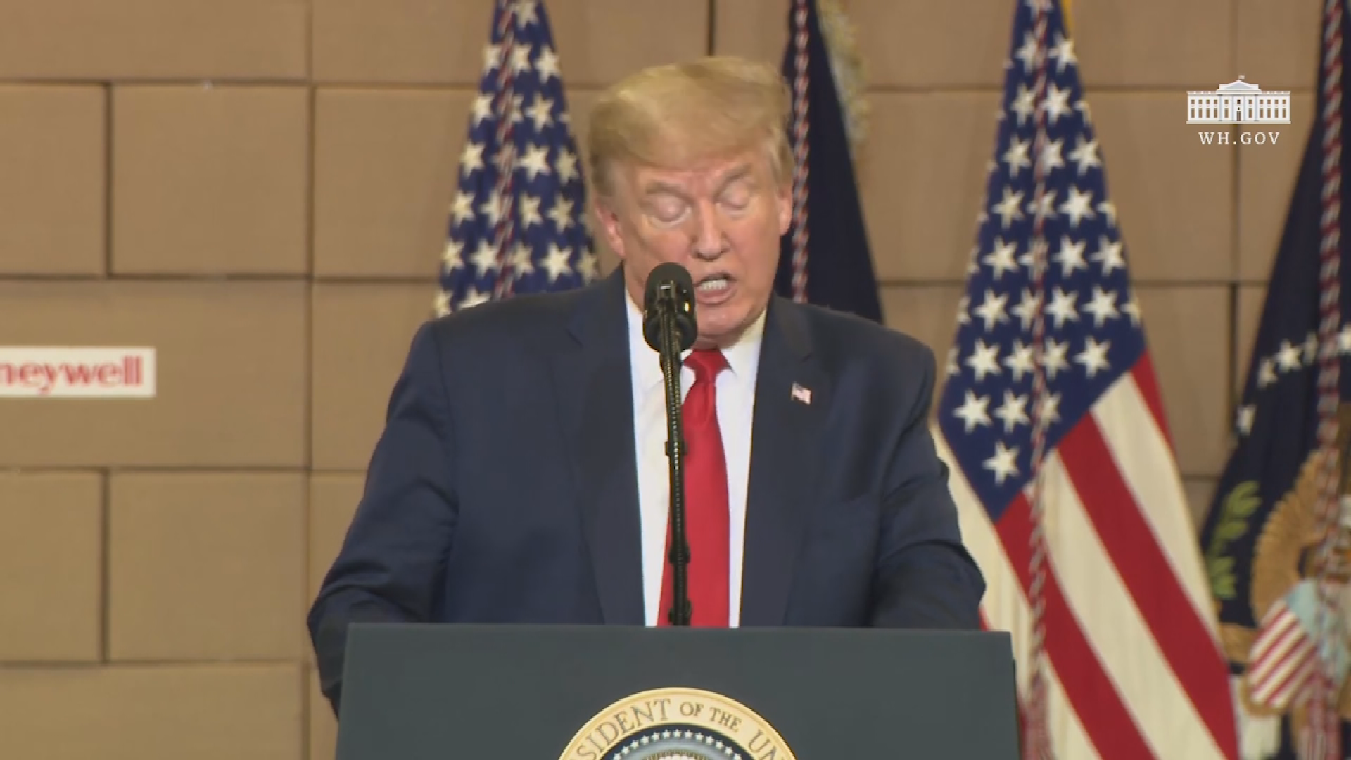 Thumbnail image for President Delivers Remarks at Mask Production Facility