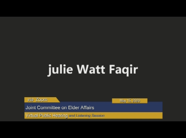 Thumbnail image for Joint Committee on Elder Affairs, May 15
