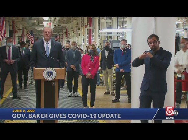 Thumbnail image for Gov. Baker COVID Update June 9 2020