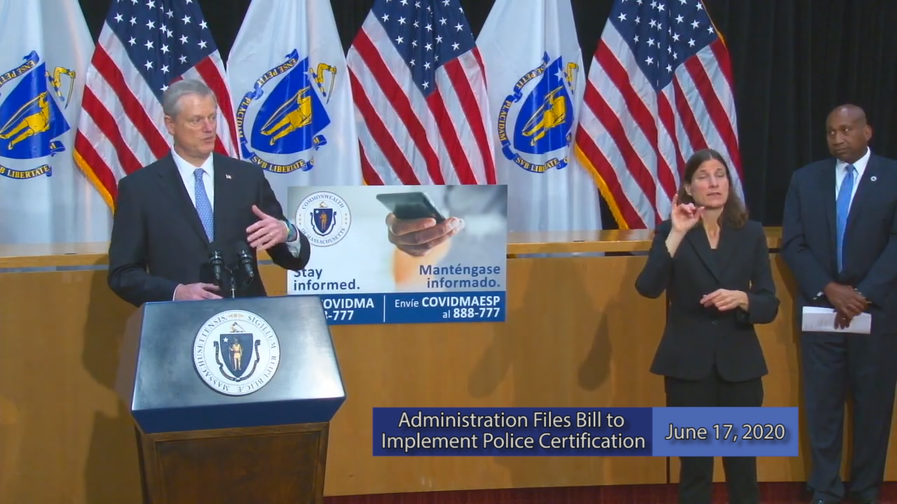 Thumbnail image for Governor Signs Bill on Police Certification