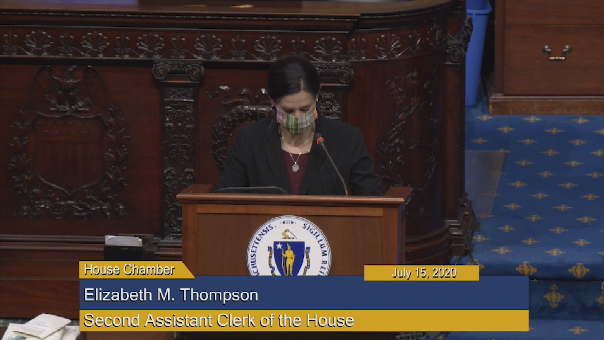 Thumbnail image for MA House of Representatives, July 15