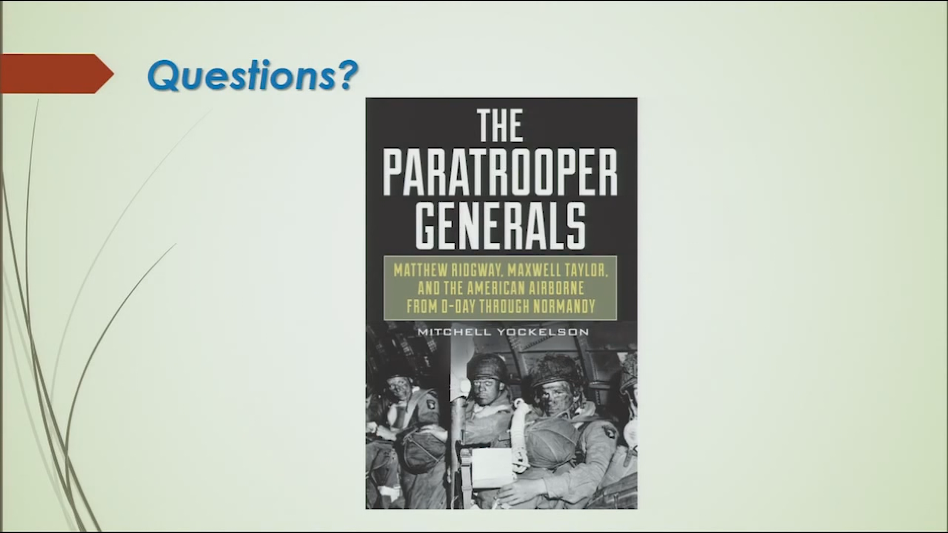 Thumbnail image for Natl. Archives: Paratrooper Generals