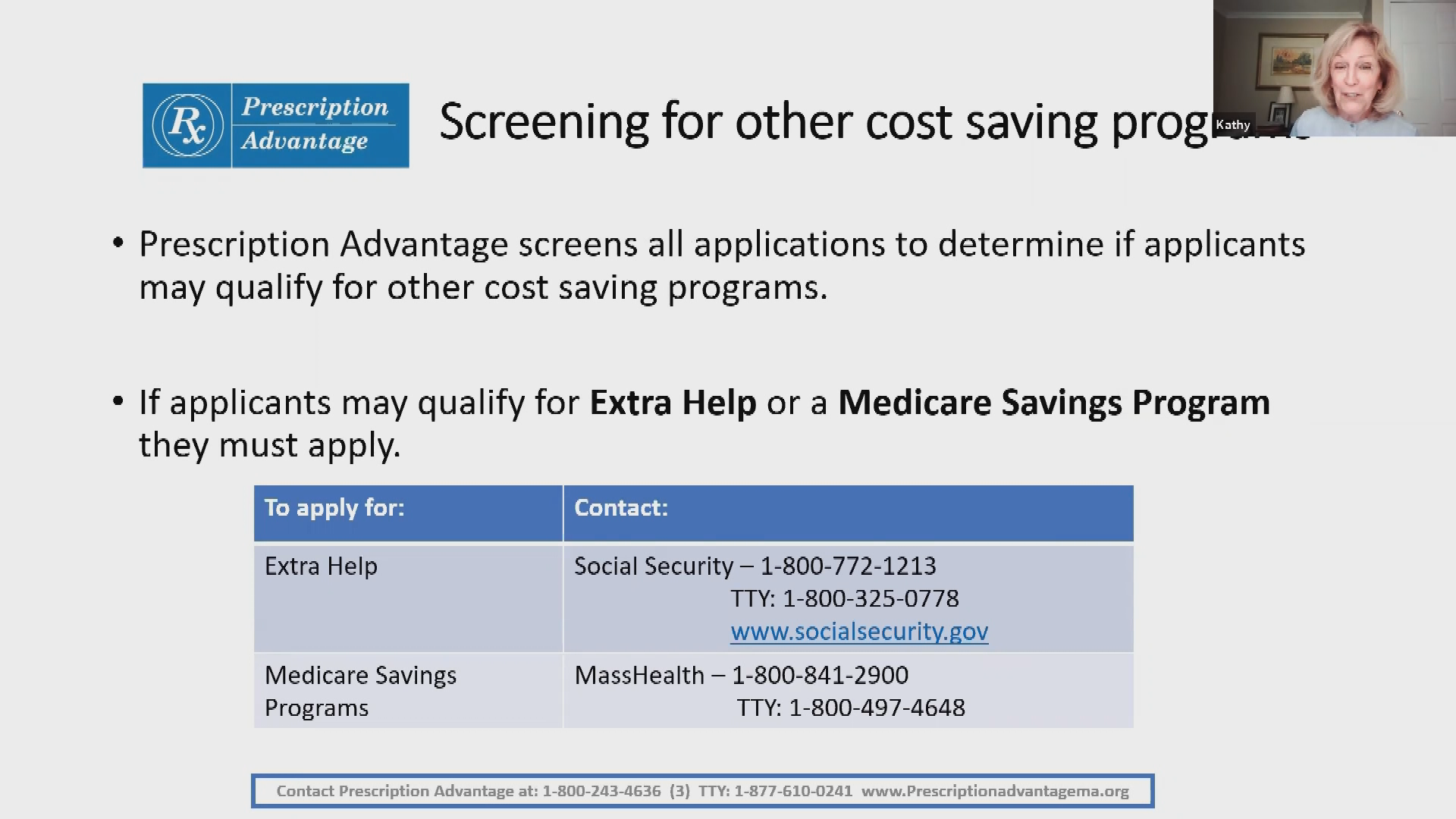Thumbnail image for MA Office of Elder Affairs: Prescription Advantage