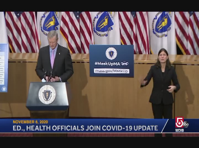 Thumbnail image for Gov. Baker's Covid 19 Update November 6 2020