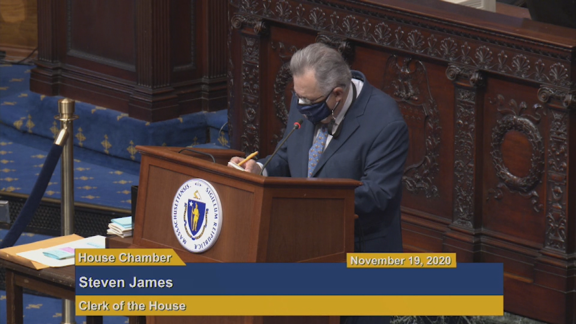 Thumbnail image for MA House of Representatives, Nov. 19
