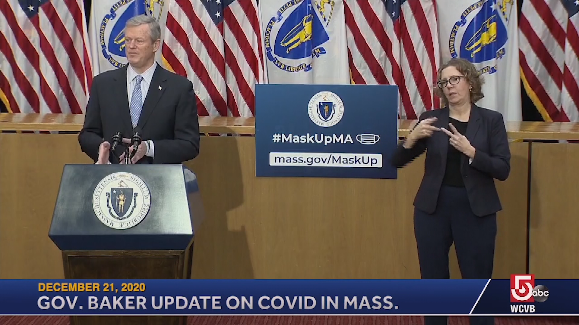 Thumbnail image for Governor Baker's COVID-19 Update, Dec. 21